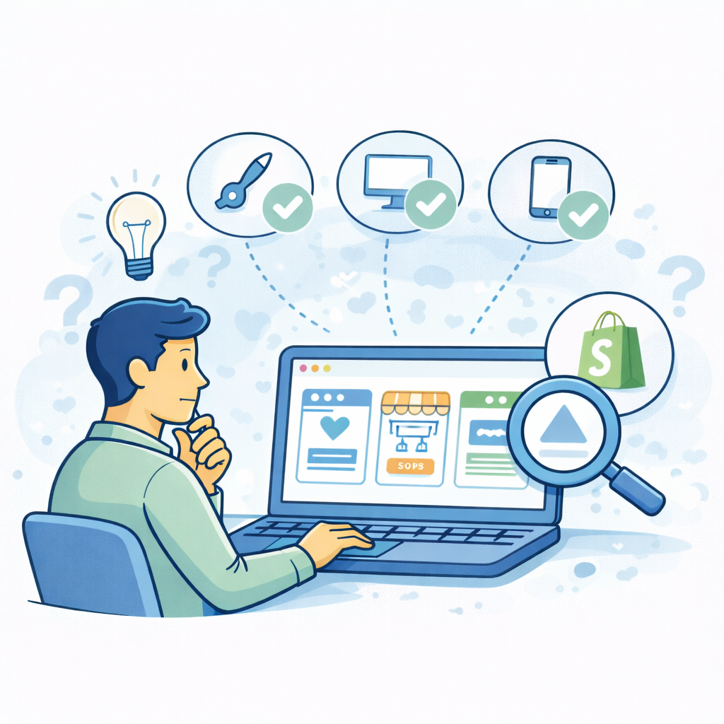 Comment choisir le bon thème Shopify