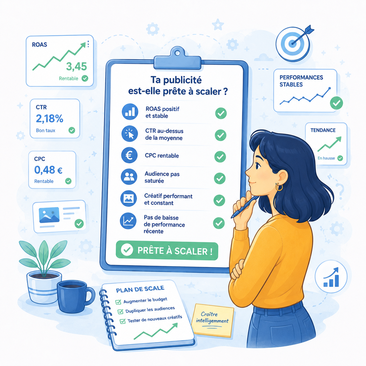 Comment savoir si ta publicité est prête à scaler